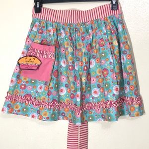 Oh My Peach Pie Spring Sunburst Apron Gift for Baker or Cook